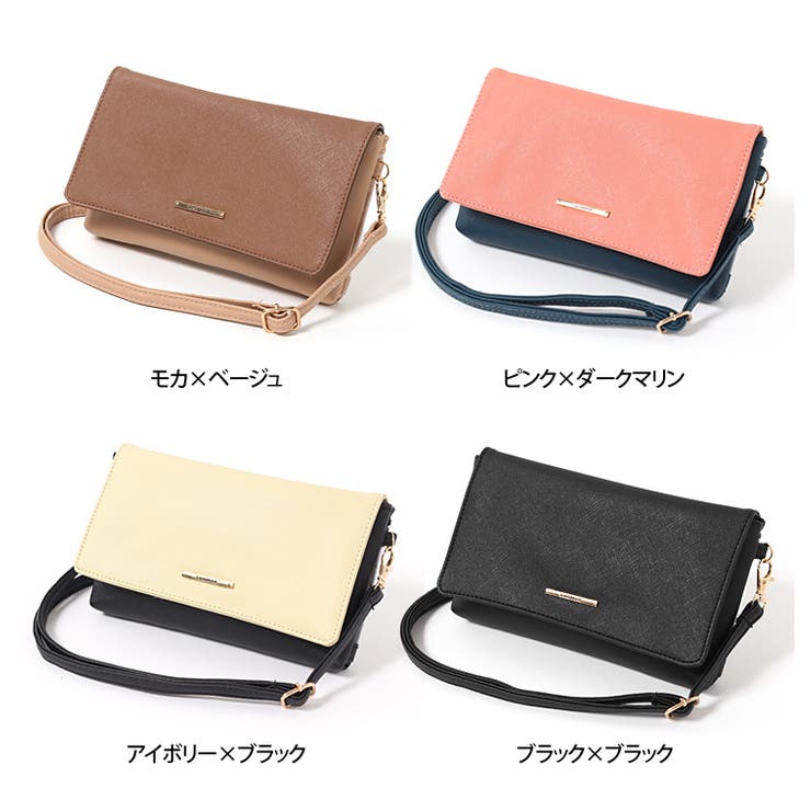 3wayバイカラースマホポーチ お財布ポシェット レディース 品番 Jokw Real Style リアルスタイル のレディースファッション通販 Shoplist ショップリスト