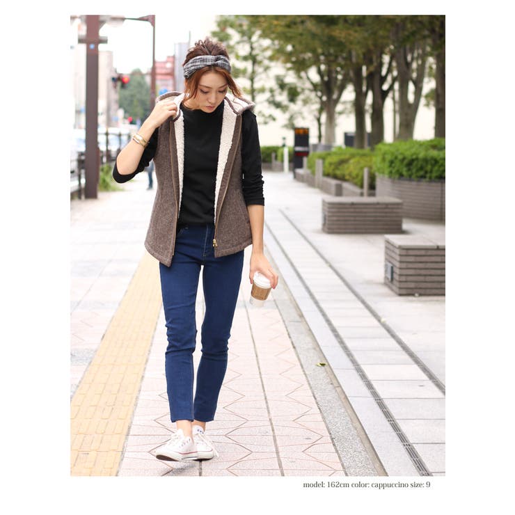 オーストラリアウールスライバーフード付ベスト レディース ジレ 品番 Jokw Real Style リアルスタイル のレディース ファッション通販 Shoplist ショップリスト