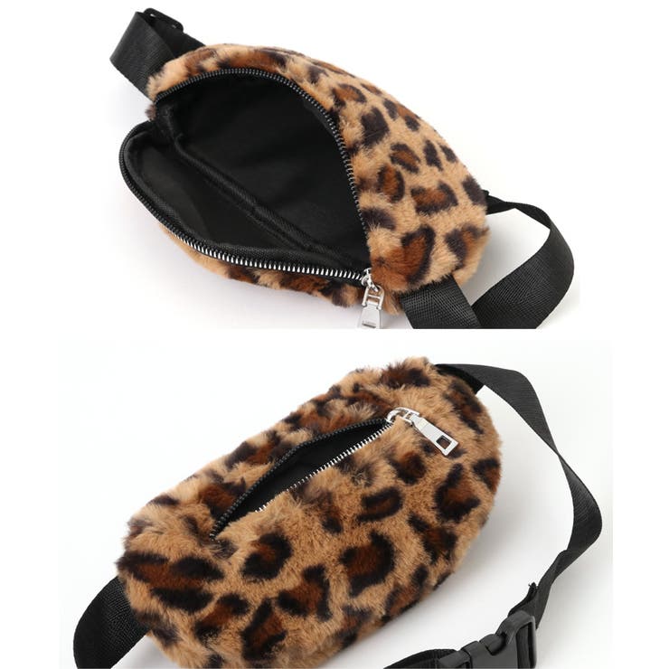 輸入　ファー付　ファービー　ボディバッグ　ウエストはポーチ FURFUR（ファーファー）の「ハートベルトバッグ（ボディバッグ