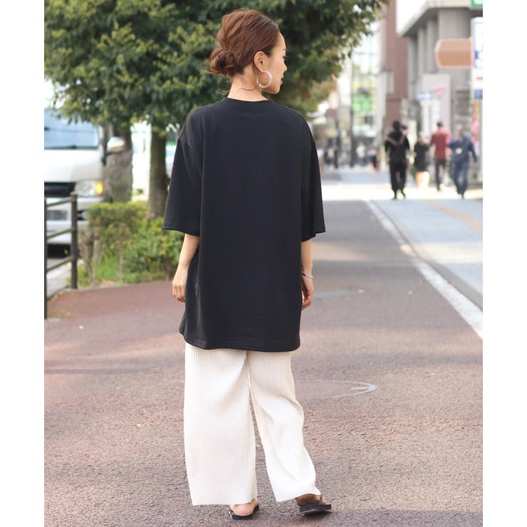 5分袖英字ロゴプリントtシャツ レディース トップス 品番 Jokw Real Style リアルスタイル のレディースファッション通販 Shoplist ショップリスト