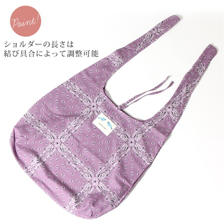  ★リボン ショルダー トートバッグ★ペイズリー柄★ acz00423.jpg
