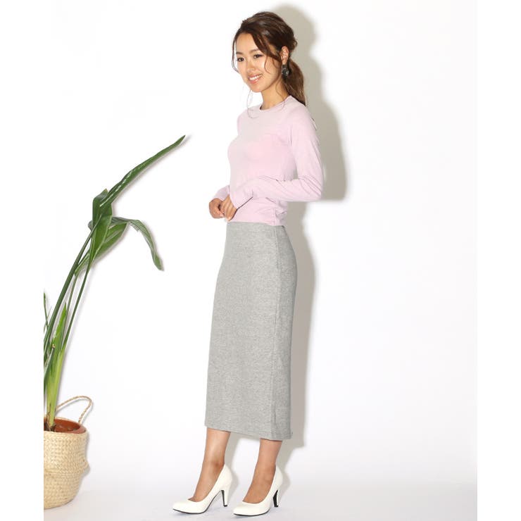 シンプルバックスリットタイトスカート レディース ボトムス | REAL STYLE | 詳細画像6 