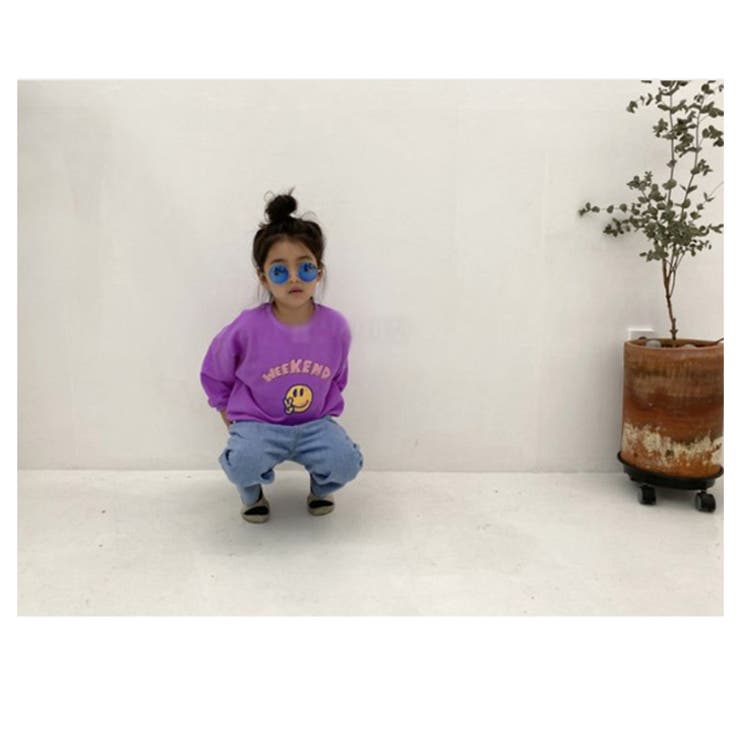 【キッズ】ピーススマイルプリントスウェットプルオーバー キッズ トップス | REAL STYLE | 詳細画像6 