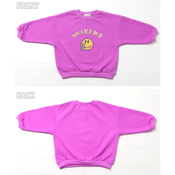 【キッズ】ピーススマイルプリントスウェットプルオーバー キッズ トップス | REAL STYLE | 詳細画像7 