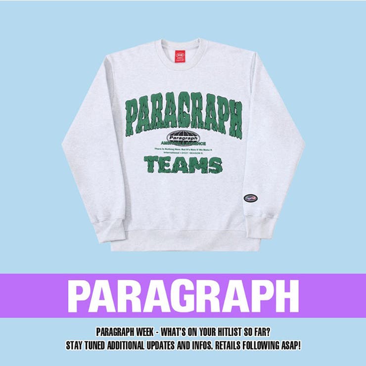 PARAGRAPH パラグラフ トレーナー[品番：JOKW0011215]｜REAL