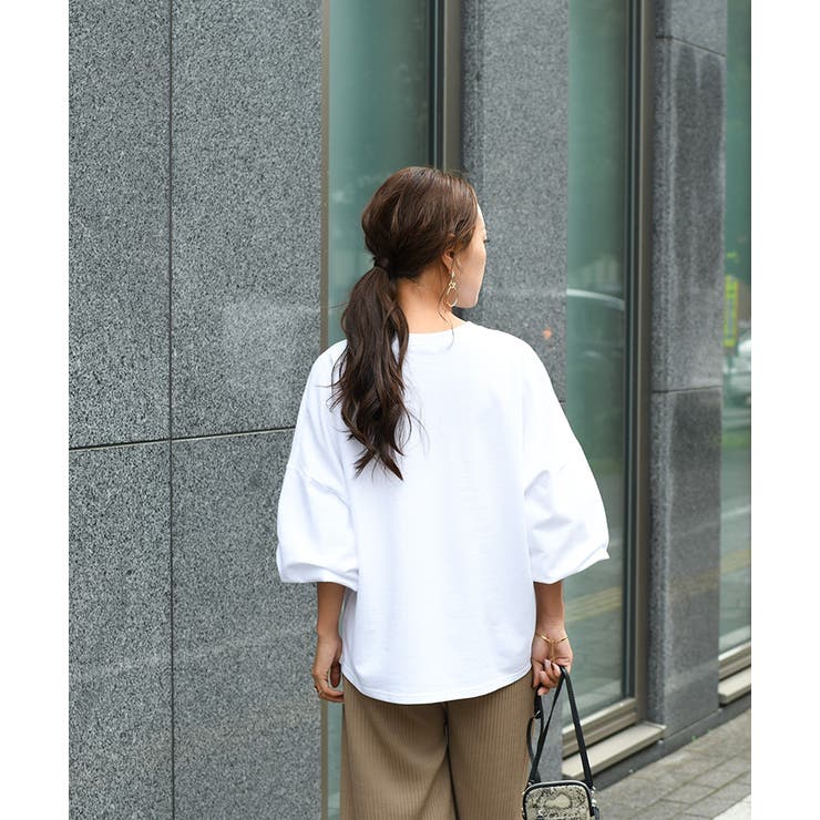トップス ドロップショルダー バルーンスリーブ 長袖 S/XL 楽天市場】バルーンスリーブ（長さ（袖）長袖）（トップス