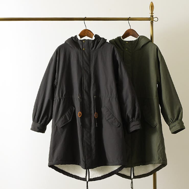 モッズコート レディース 裏ボア[品番：JOKW0011333]｜REAL