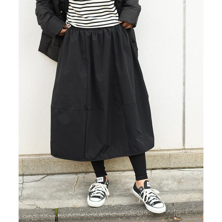 スカート付きレギンス レディース フレアスカート[品番：JOKW0011419