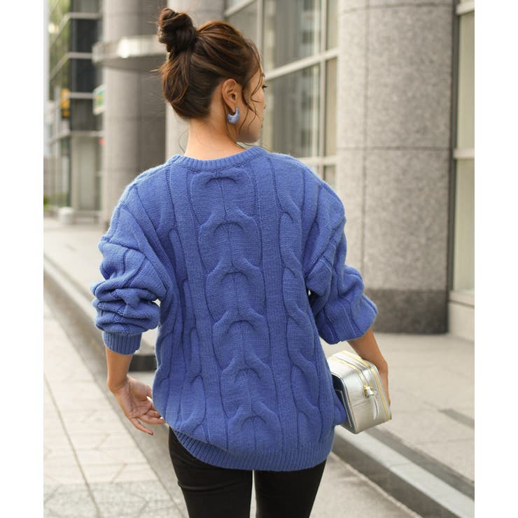 【新品】レザレクション　ニット　ターコイズ　レディース　Ｍサイズ 新色追加】シャイニーシアー ニット （ニット・セーター）｜S