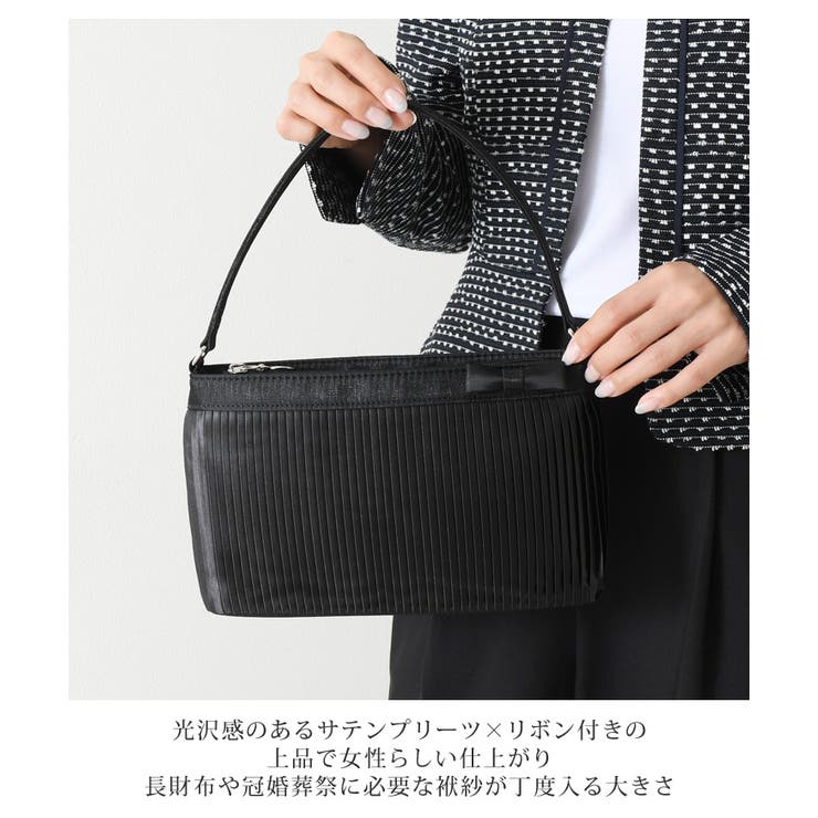 リボンプリーツブラックフォーマルバッグ 入学式 結婚式 品番 Jokw Real Style リアルスタイル のレディースファッション通販 Shoplist ショップリスト