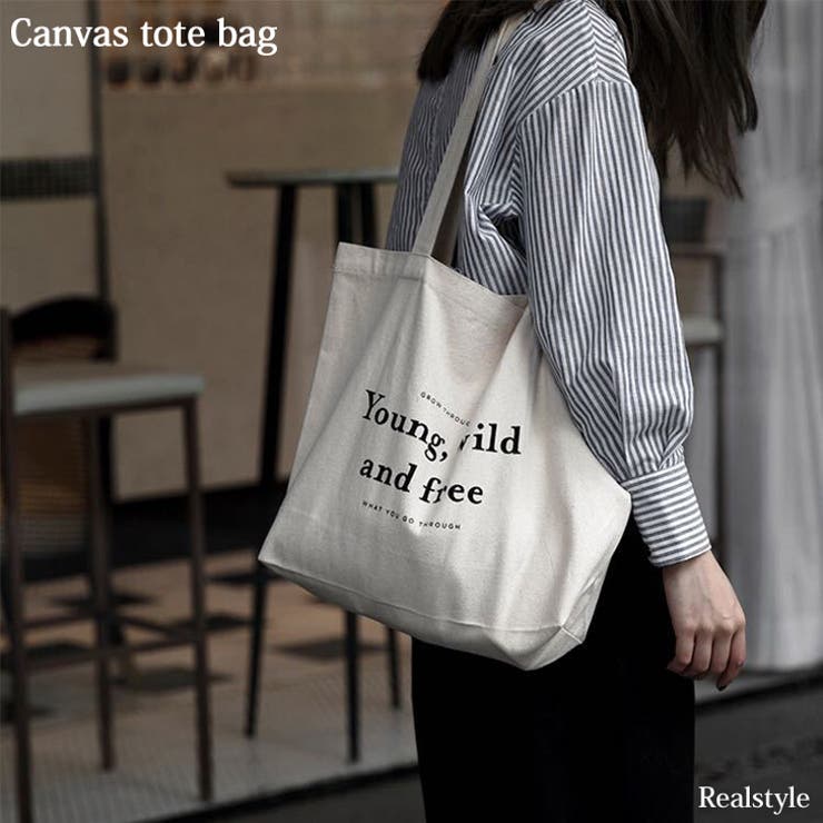 キャンバス トートバッグ レディース 品番 Jokw Real Style リアルスタイル のレディース ファッション通販 Shoplist ショップリスト