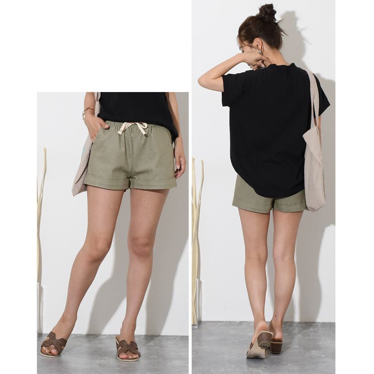 ショートパンツ レディース 部屋着[品番：JOKW0010499]｜REAL