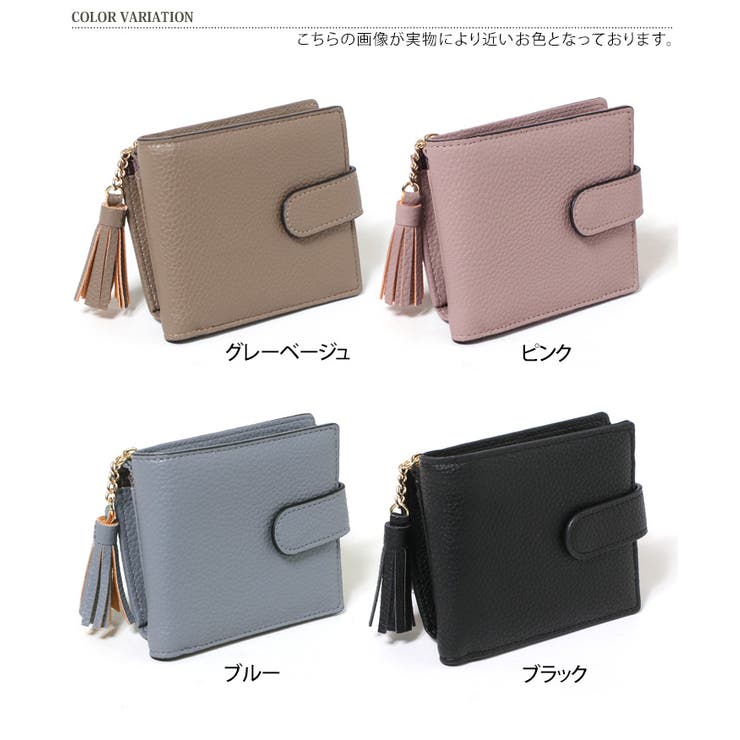 二つ折り財布 L字ファスナー レディース[品番:JOKW0010613 二つ折り財布 L字ファスナー レディース[品番:JOKW0010613