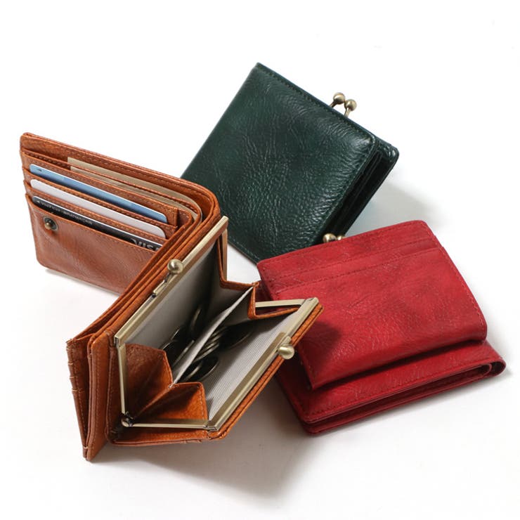 二つ折り財布 がま口 レディース[品番：JOKW0010614]｜REAL STYLE（リアルスタイル）のレディースファッション通販