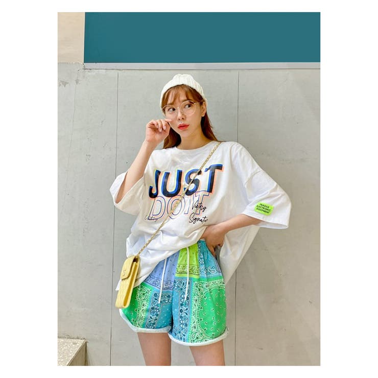 ショートパンツ レディース ペイズリー柄[品番：JOKW0010745]｜REAL