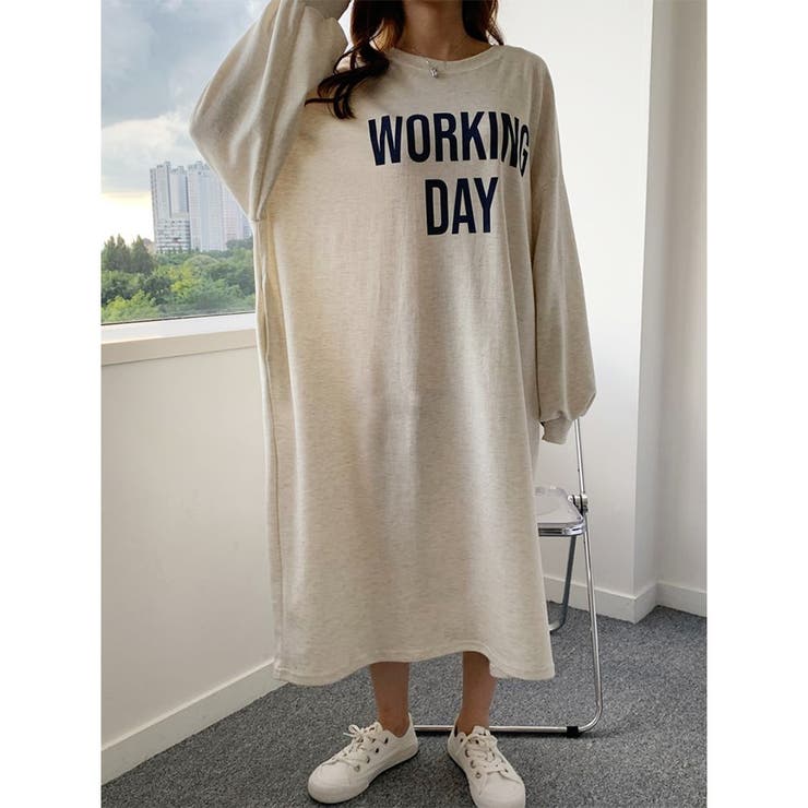 ワンピース レディース スウェット[品番：JOKW0011012]｜REAL