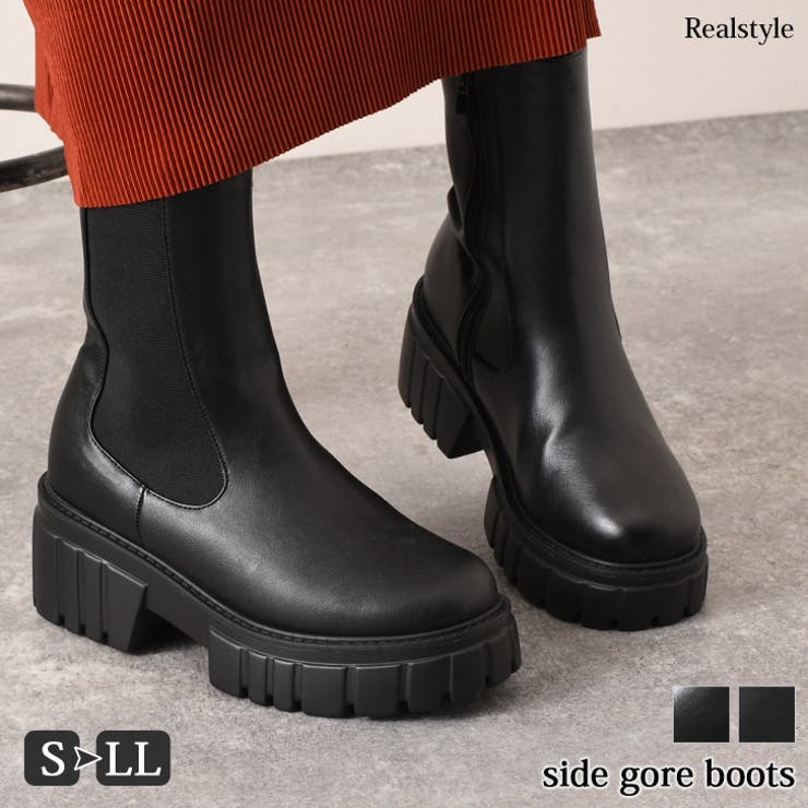 サイドゴアブーツ レディース 40代[品番：JOKW0013132]｜REAL STYLE（リアルスタイル）のレディース ファッション通販｜SHOPLIST（ショップリスト）