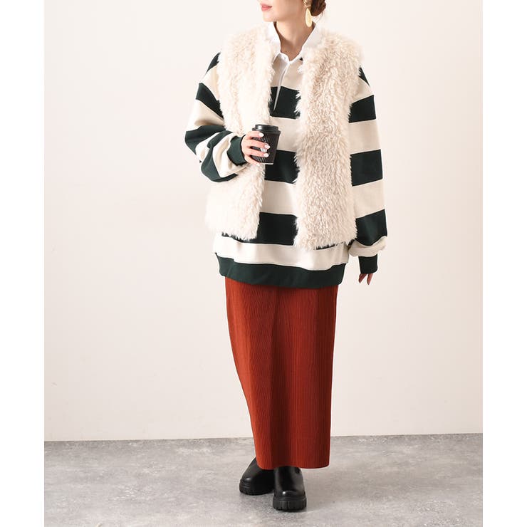 ラガーシャツ レディース 長袖[品番：JOKW0013137]｜REAL STYLE