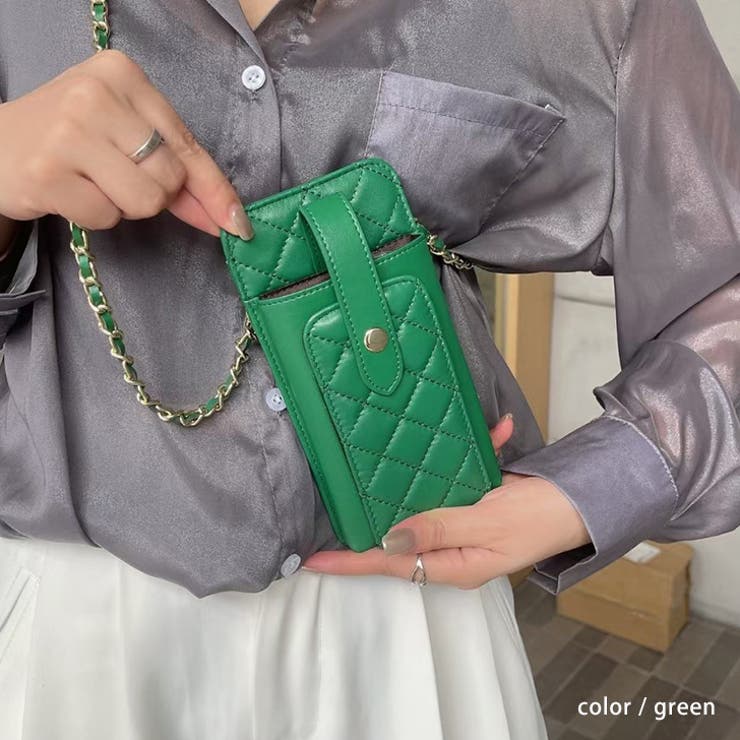 スマホショルダー バッグ ポーチ[品番：JOKW0013359]｜REAL