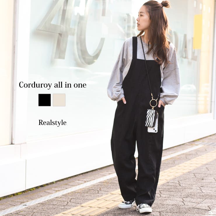 オールインワン つなぎ レディース[品番：JOKW0013494]｜REAL STYLE