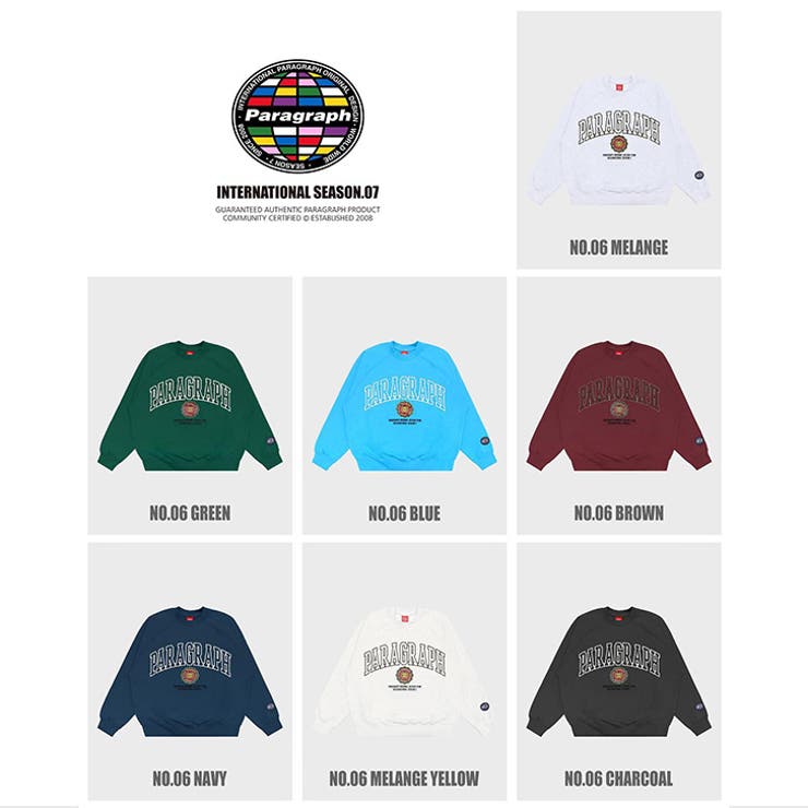 paragraph パーカー　スウェット　トレーナー　Tシャツ まとめ売りセット Amazon.co.jp: [Paragraph] パラグラフ トレーナー スウェット