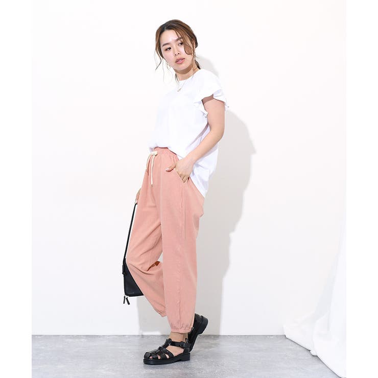 リネン ジョガーパンツ レディース 夏 コーデ シンプル 楽天市場】サルエルパンツ レディース 春 夏 リネン素材