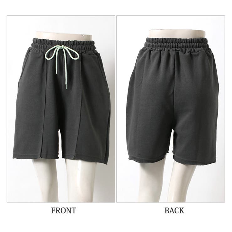 ショートパンツ レディース スウェット[品番：JOKW0012035