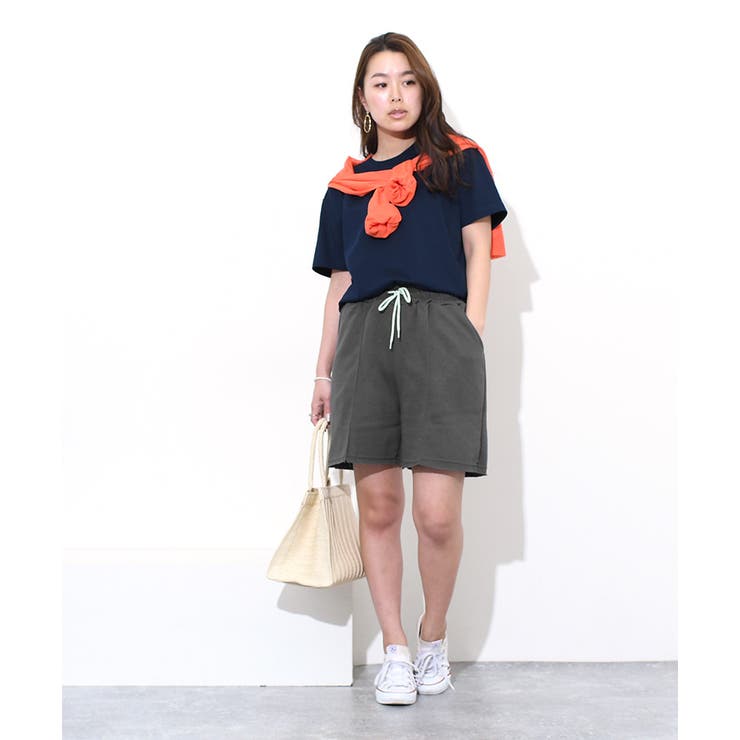 ショートパンツ レディース スウェット[品番：JOKW0012035