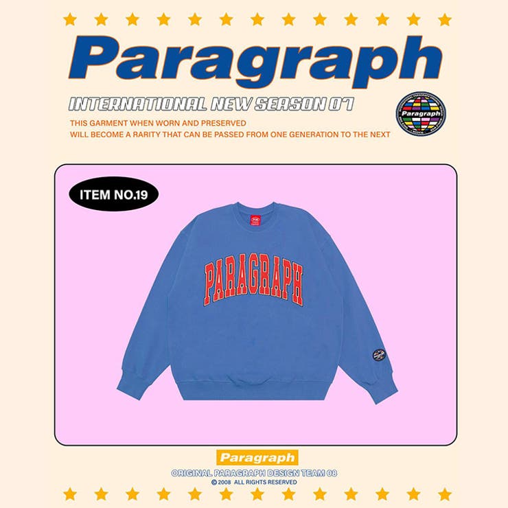 PARAGRAPH パラグラフ スウェット[品番：JOKW0012041]｜REAL
