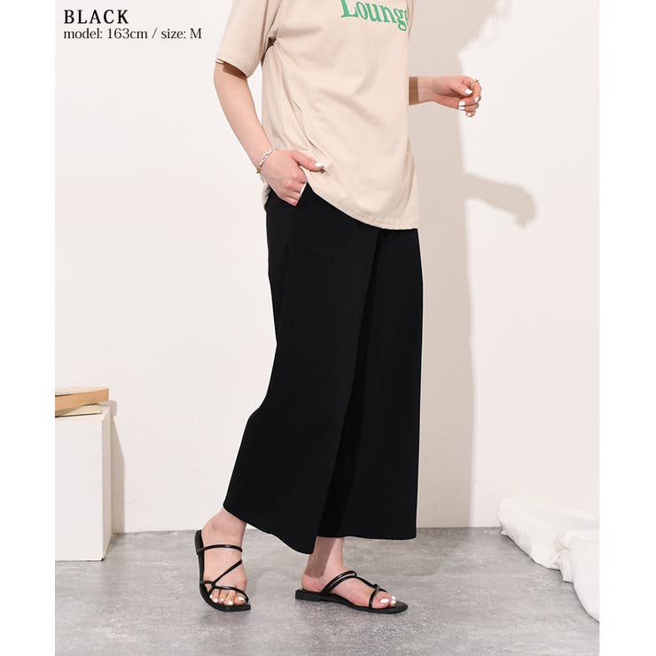 GUESS★LADY'S_レーザークリスタルワイドパンツ♪ レザーパンツ レディース ロングパンツ PU革パンツ フェイク