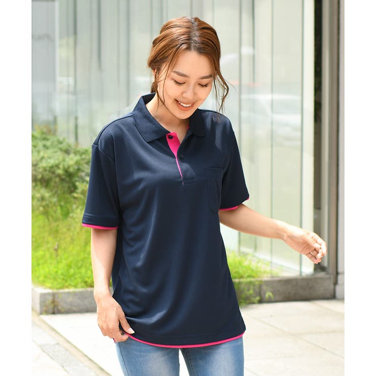 POLO Tシャツ　ポロシャツ メンズ　レディース　[ M ]