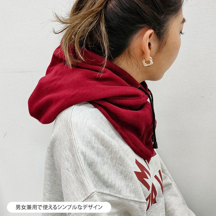 openyy(オープンワイワイ)ファー バラクラバフード　白 ルーシーAWバラクラバ(275)バラクラバ フード付きネック
