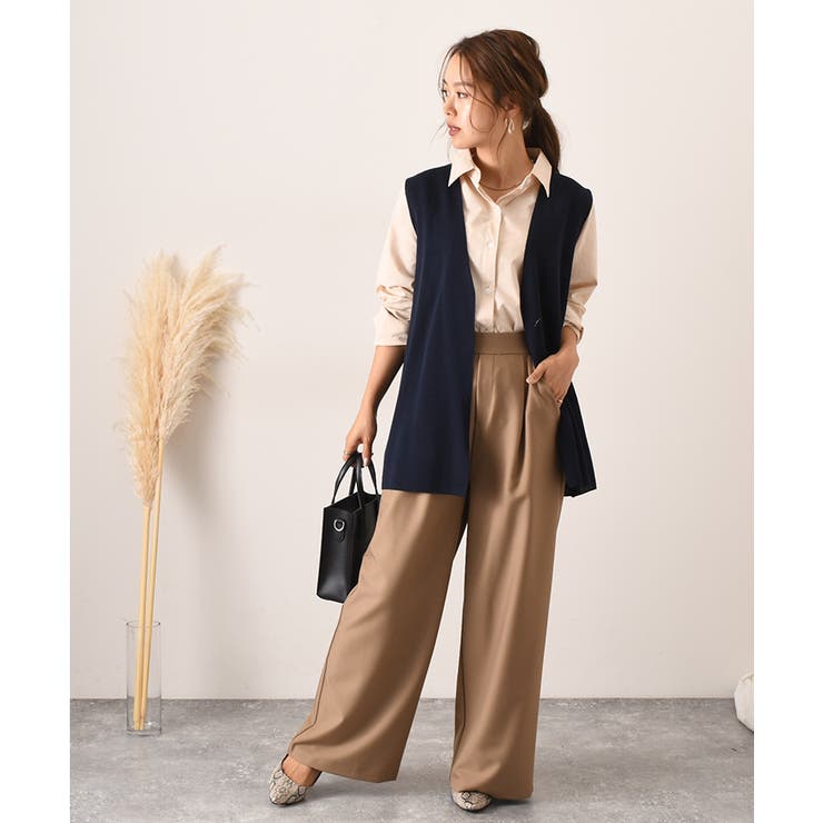 ジレ レディース ベスト[品番：JOKW0010705]｜REAL STYLE