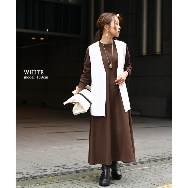 お気に入り ジレ STYLE ベスト[品番：JOKW0010705]｜REAL レディース トップス