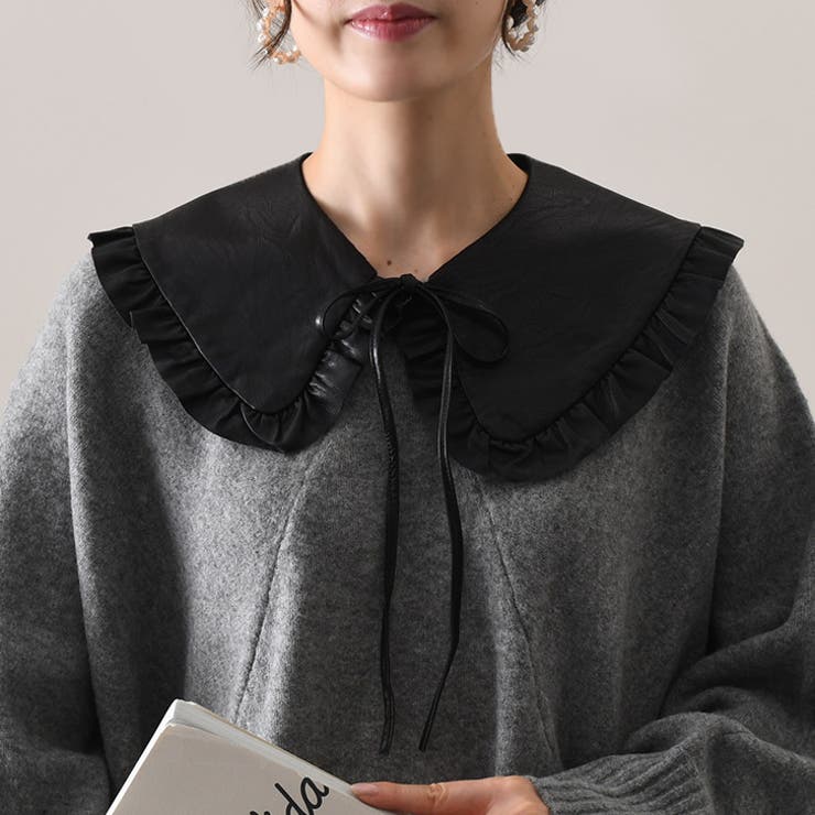 付け襟 レディース 黒[品番：JOKW0014767]｜REAL  STYLE（リアルスタイル）のレディースファッション通販｜SHOPLIST（ショップリスト）