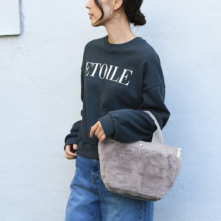 トートバッグ ハンドバッグ フェイクファー | REAL STYLE | 詳細画像3 