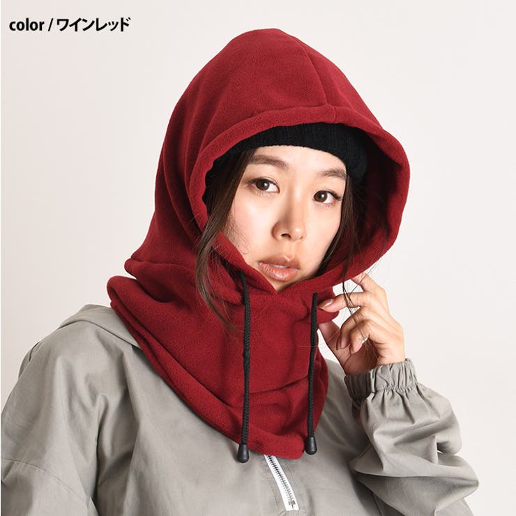 ソロイスト 22aw バラクラバ ネックウォーマー タートルネック 赤
