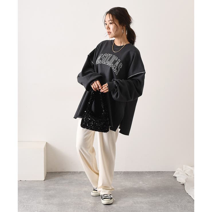 スウェット レディース 上[品番：JOKW0014866]｜REAL STYLE