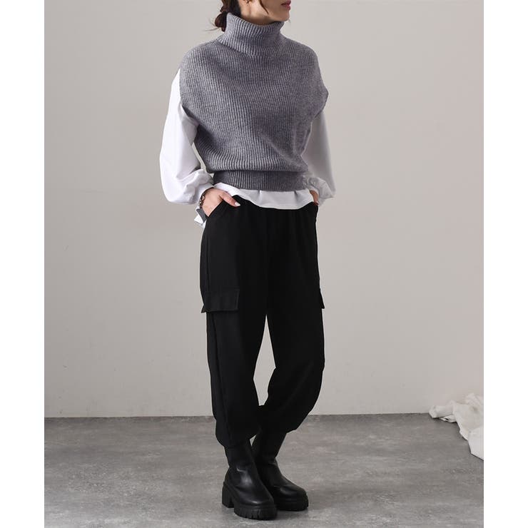 ニット ベスト レディース[品番：JOKW0014894]｜REAL STYLE