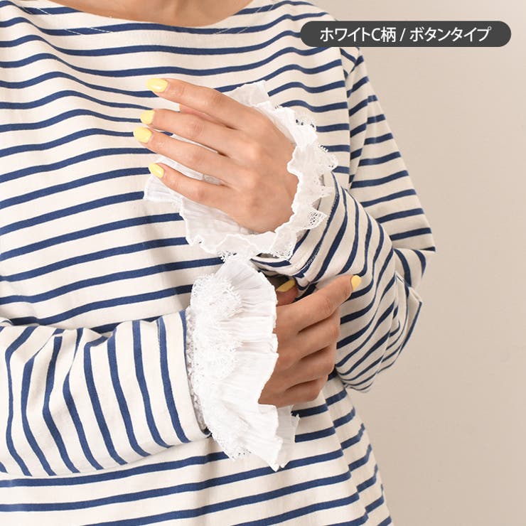 キ*！様 ゴスロリ　パンク　付け袖　　タートルネックレース付きシャツ kj-8011_0.jpg