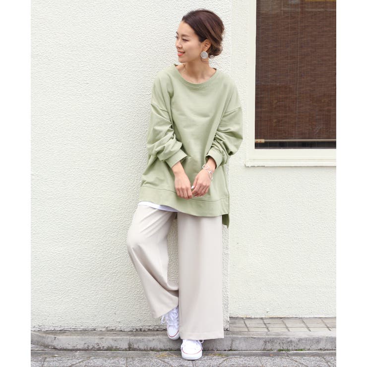 テールカットビッグシルエットライトスウェット レディース トップス | REAL STYLE | 詳細画像19 