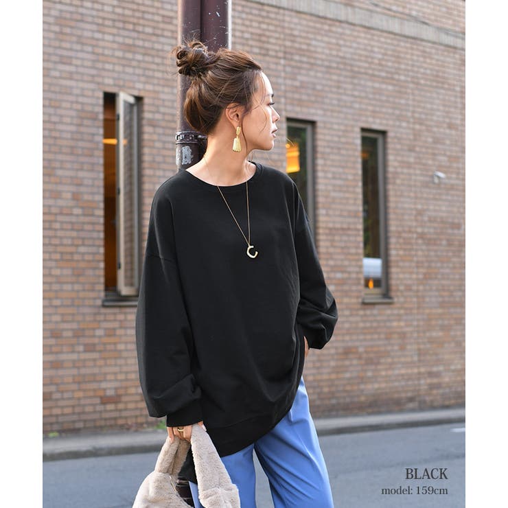 テールカットビッグシルエットライトスウェット レディース トップス | REAL STYLE | 詳細画像20 