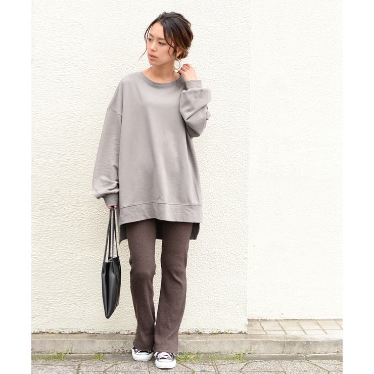 テールカットビッグシルエットライトスウェット レディース トップス | REAL STYLE | 詳細画像25 