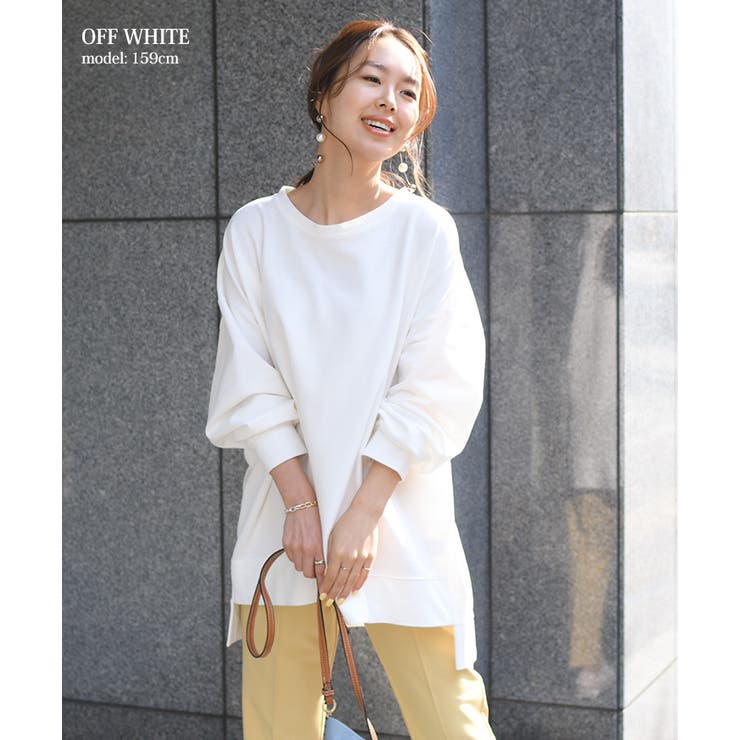 テールカットビッグシルエットライトスウェット レディース トップス | REAL STYLE | 詳細画像4 