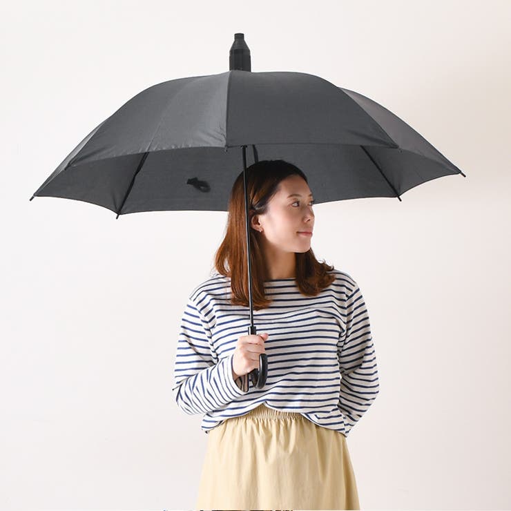 長傘 スライドカバー付き 雨傘[品番：JOKW0013711]｜REAL STYLE