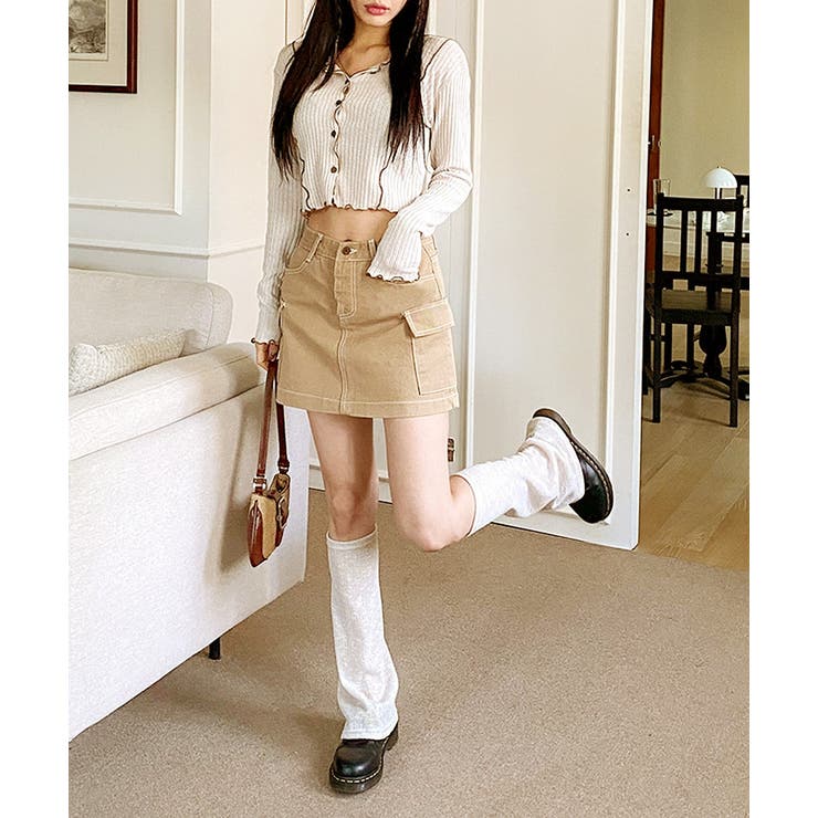 レッグウォーマー フレア ニット[品番：JOKW0013758]｜REAL STYLE