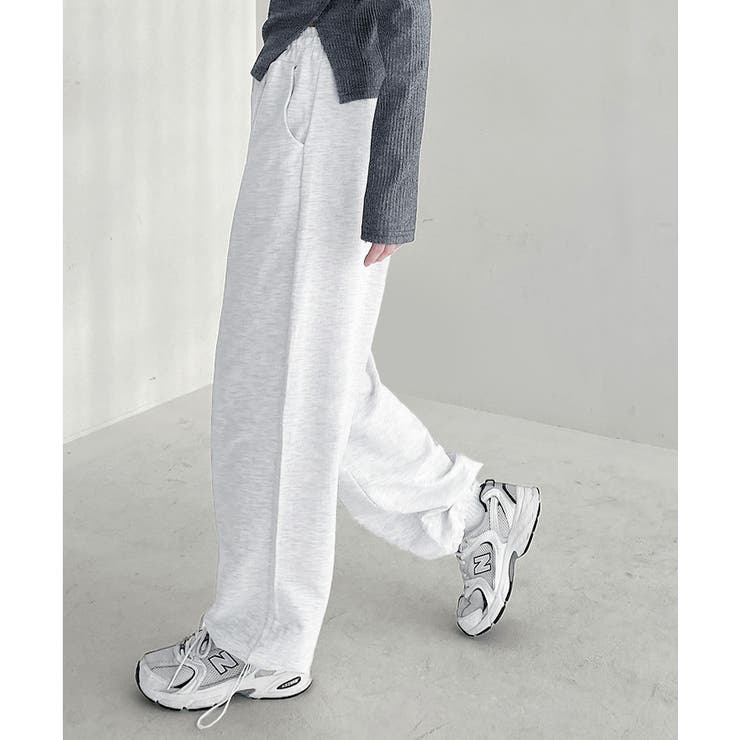スウェットパンツ レディース ワイドパンツ[品番：JOKW0014133