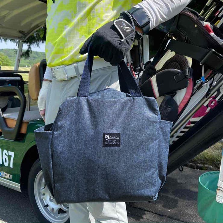 楽天市場】ラウンドバッグ ゴルフバッグ S.T.Golf 大容量 超軽量 300g ラウンドポーチ ラウンドトートバッグ ミニトート リニューアル  900Dポリエステル採用 高強度 耐久性 撥水加工 25cm×25cm×13cm : Mono Create