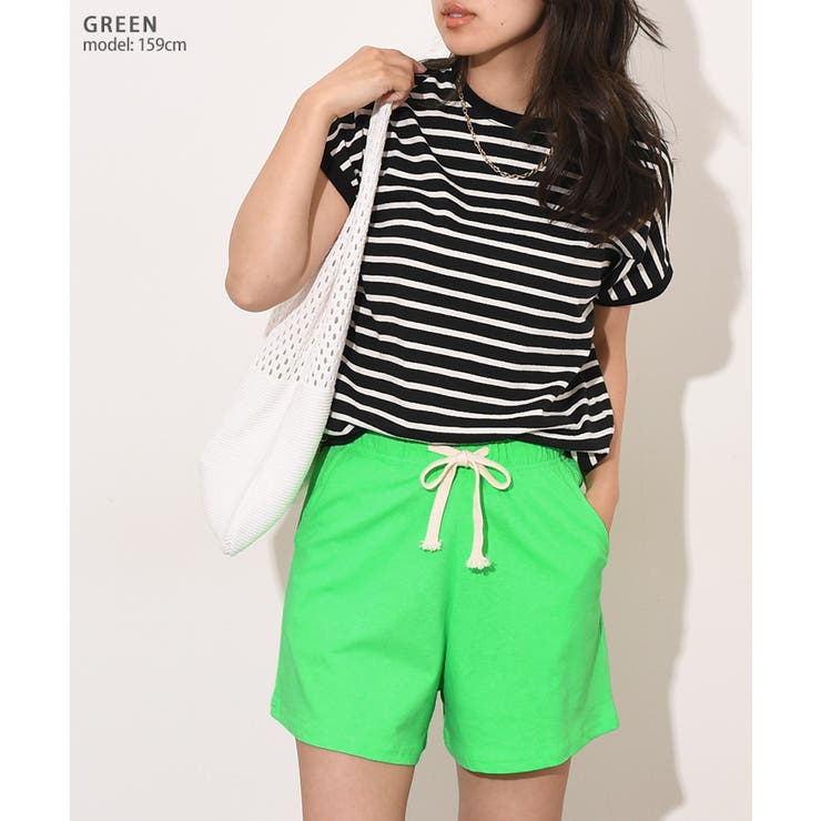 ショートパンツ LIU JO Woman Short Green WA5483T6862 M9531 BF395_GR6909