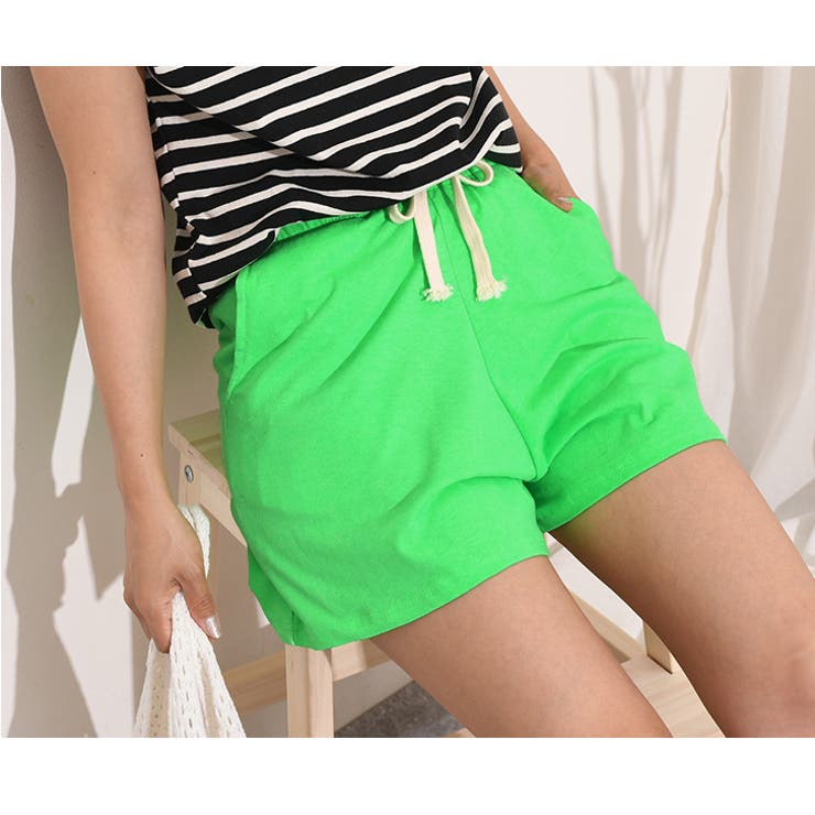 ショートパンツ レディース 薄手[品番：JOKW0014253]｜REAL